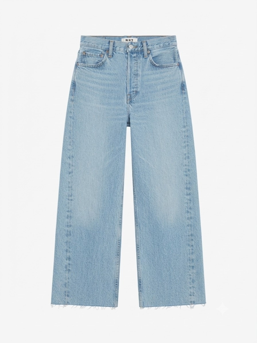 AGOLDE Light Blue Wide-Leg High-Rise Jeans Size 25